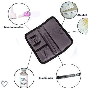 Portable Med Cooler Gray